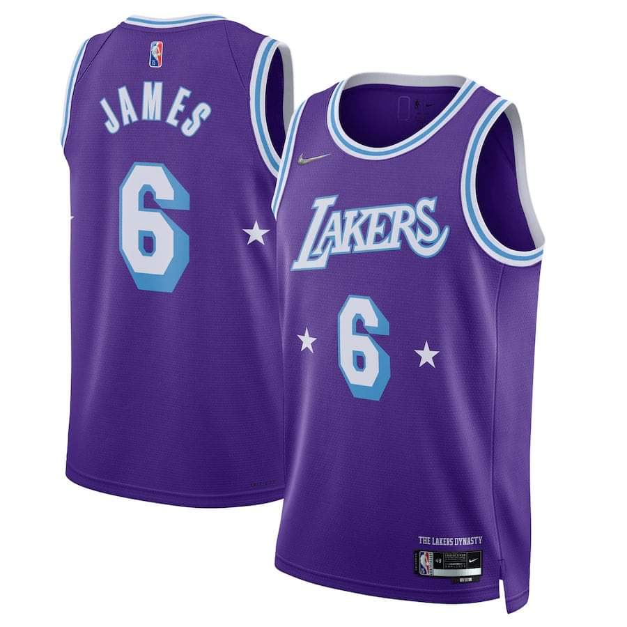 Lebron James Los Angeles Lakers 6 Jersey
