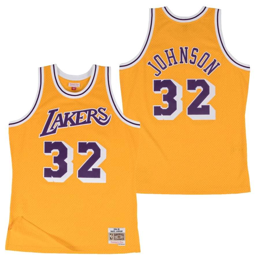 Magic Johnson Los Angeles Lakers 32 Jersey