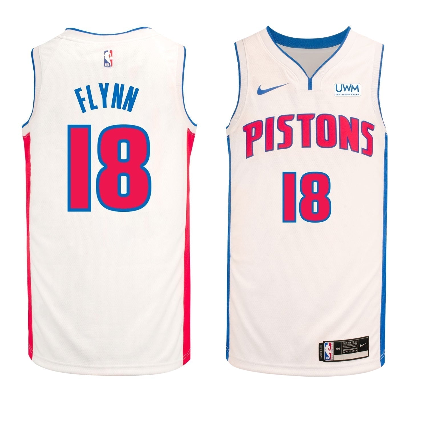 Malachi Flynn Detroit Pistons 18 Jersey