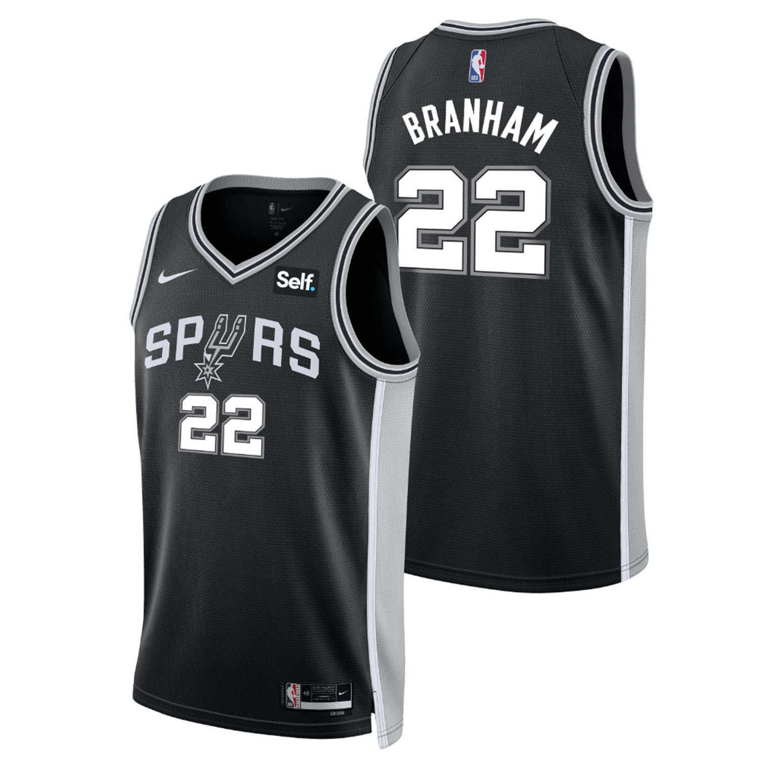 Malaki Branham San Antonio Spurs 22 Jersey