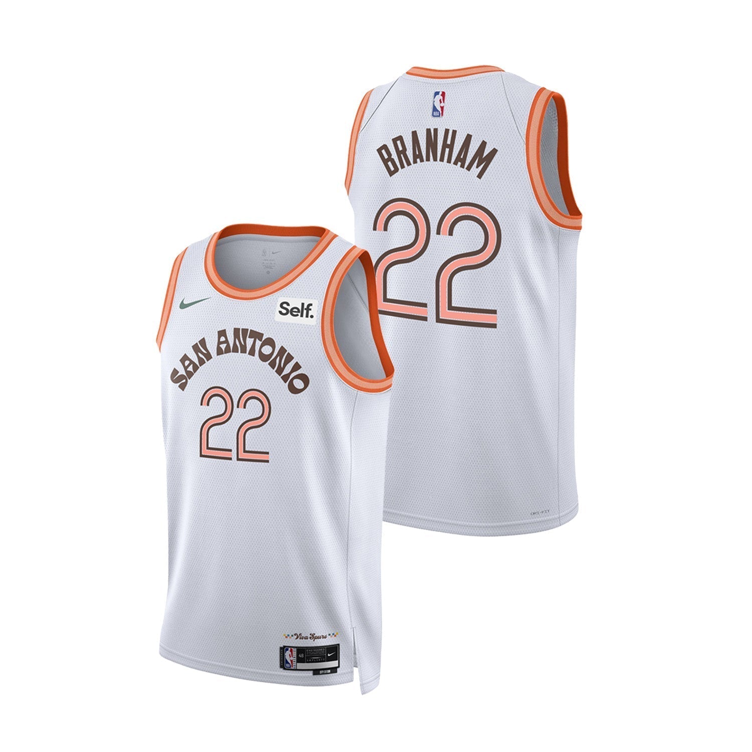Malaki Branham San Antonio Spurs 22 Jersey