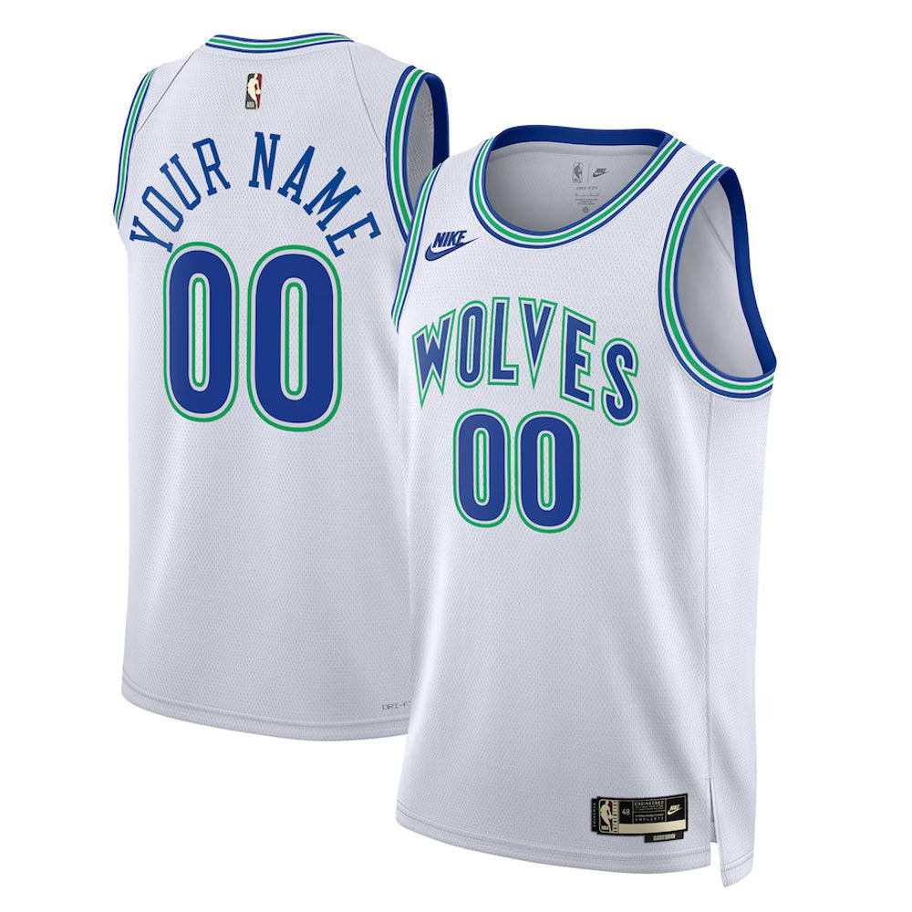 Minnesota Timberwolves Blank Custom Jersey