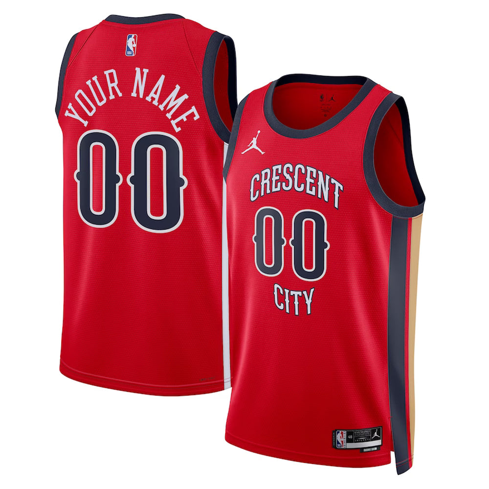 New Orleans Pelicans Blank Custom Jersey