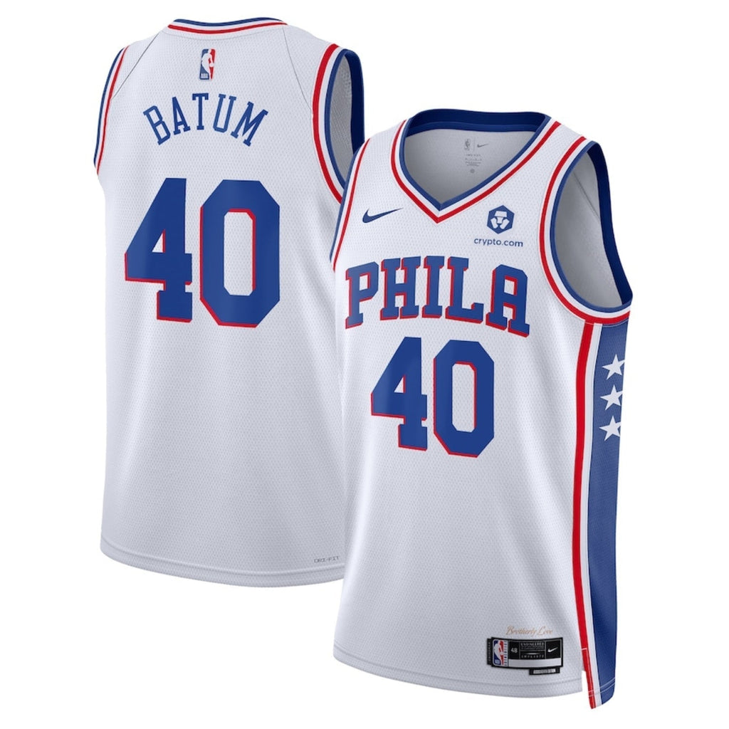 Nicolas Batum Philadelphia 76ers 40 Jersey