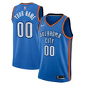 Oklahoma City Thunder Blank Custom Jersey