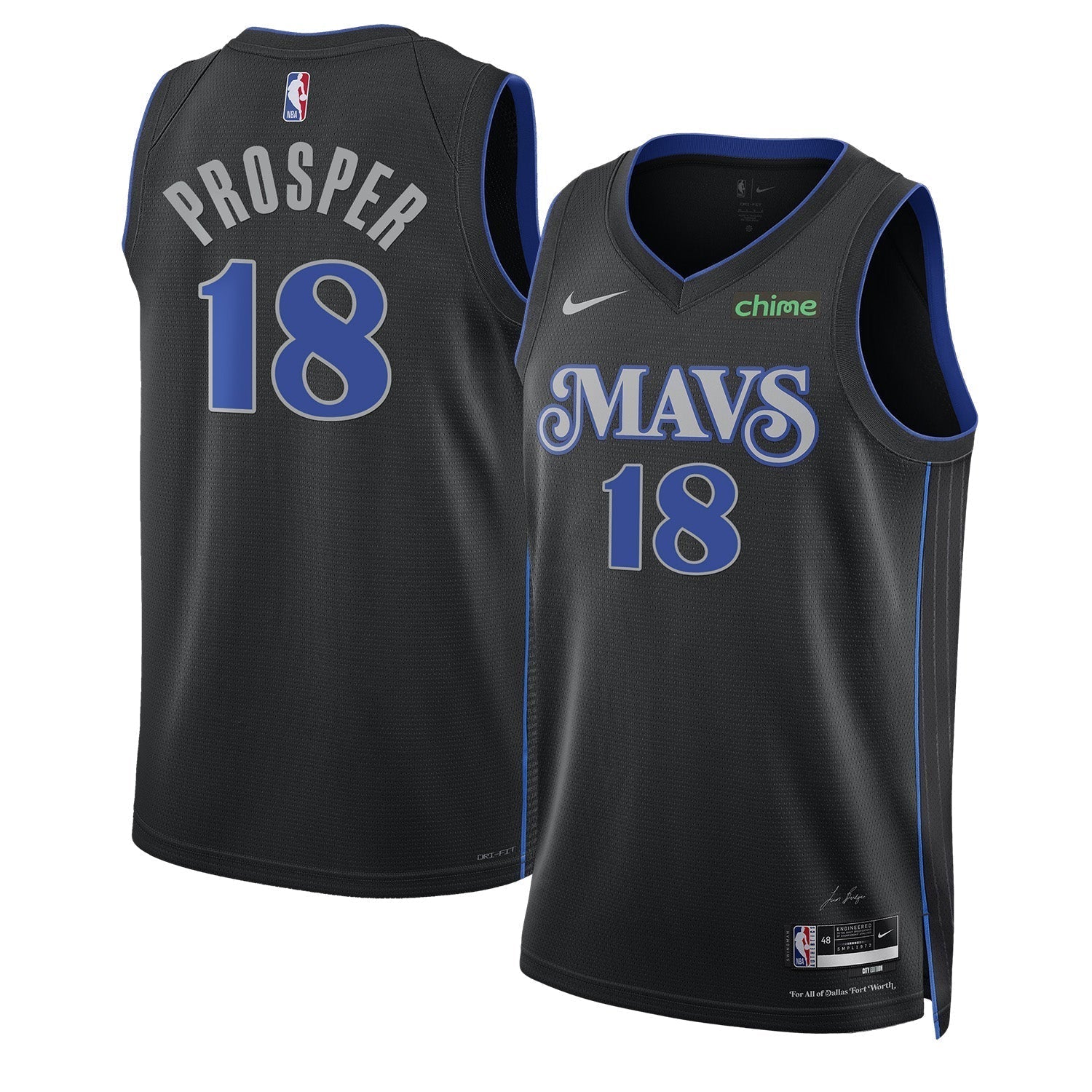 Oliver Maxence Prosper Dallas Mavericks 18 Jersey