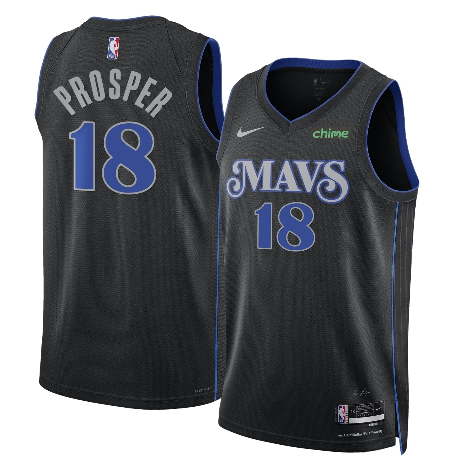 Olivier Maxence Prosper Dallas Mavericks 18 Jersey