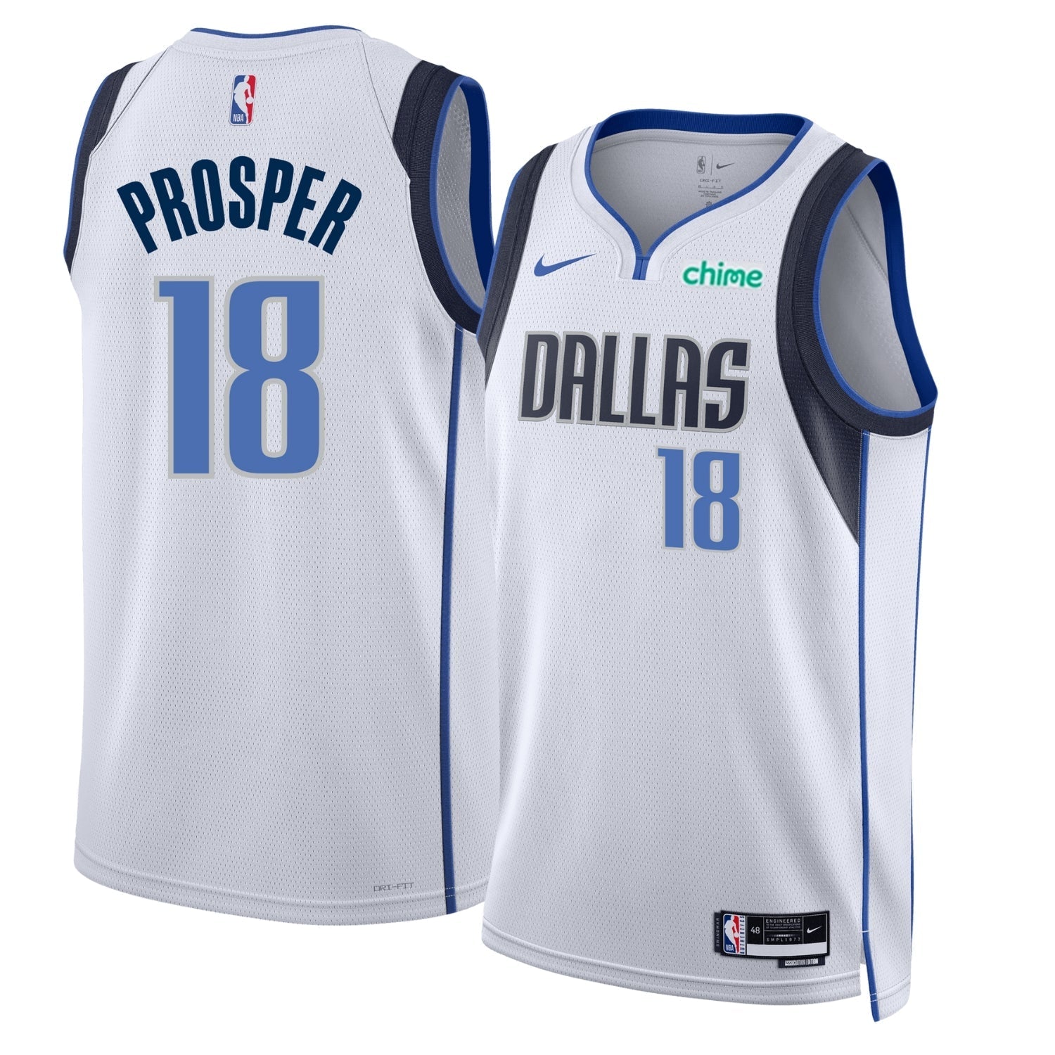 Olivier Maxence Prosper Dallas Mavericks 18 Jersey