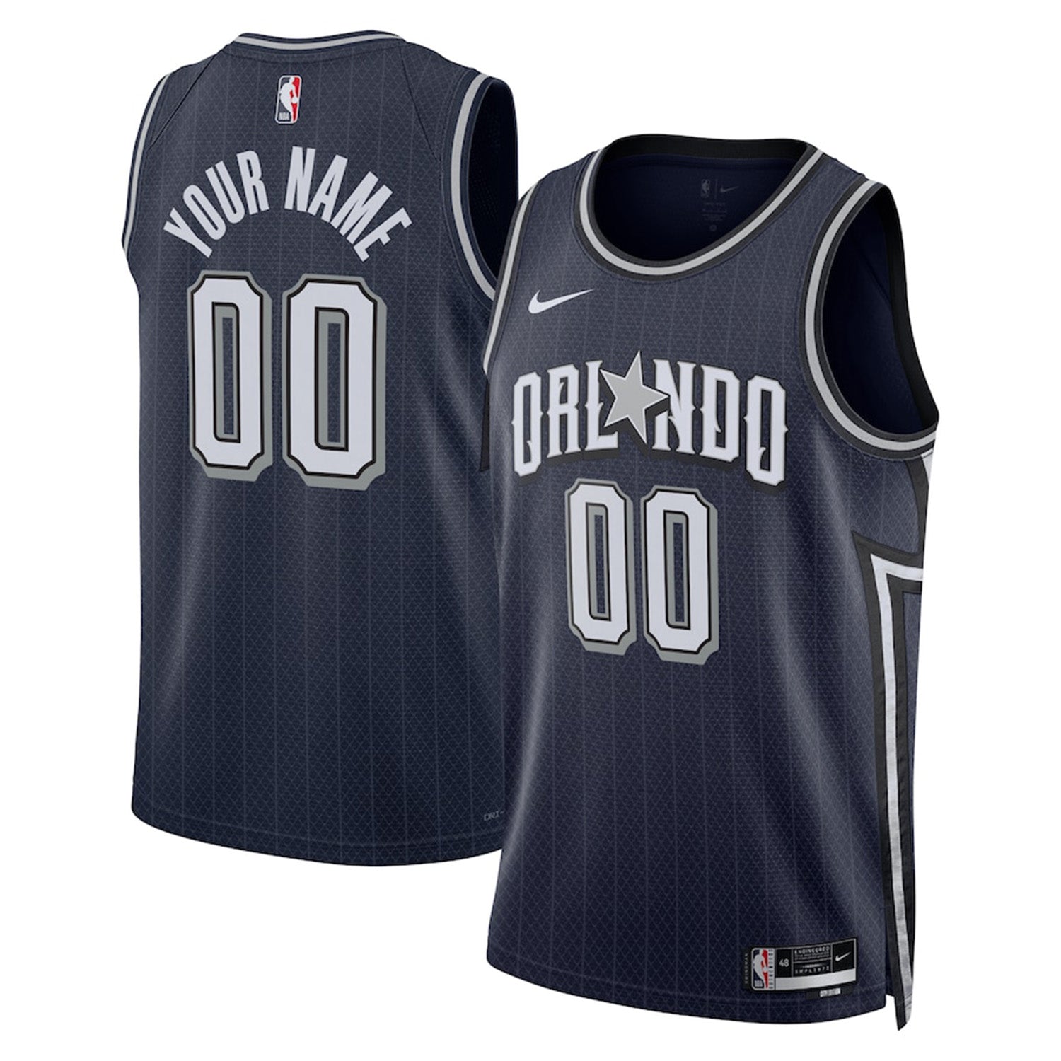 Orlando Magic Blank Custom Jersey