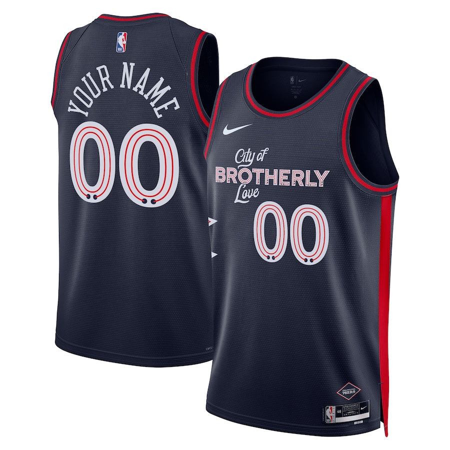 Philadelphia 76ers Blank Custom Jersey