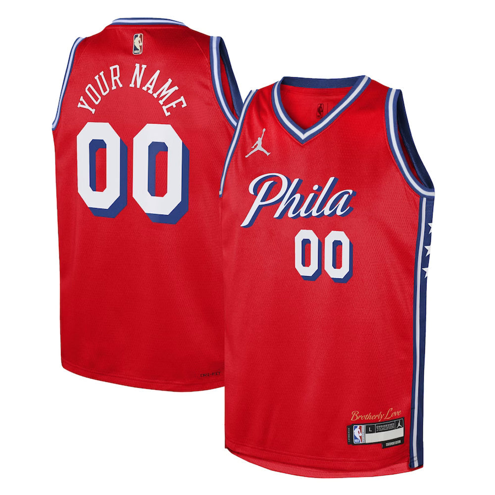 Philadelphia 76ers Blank Custom Jersey