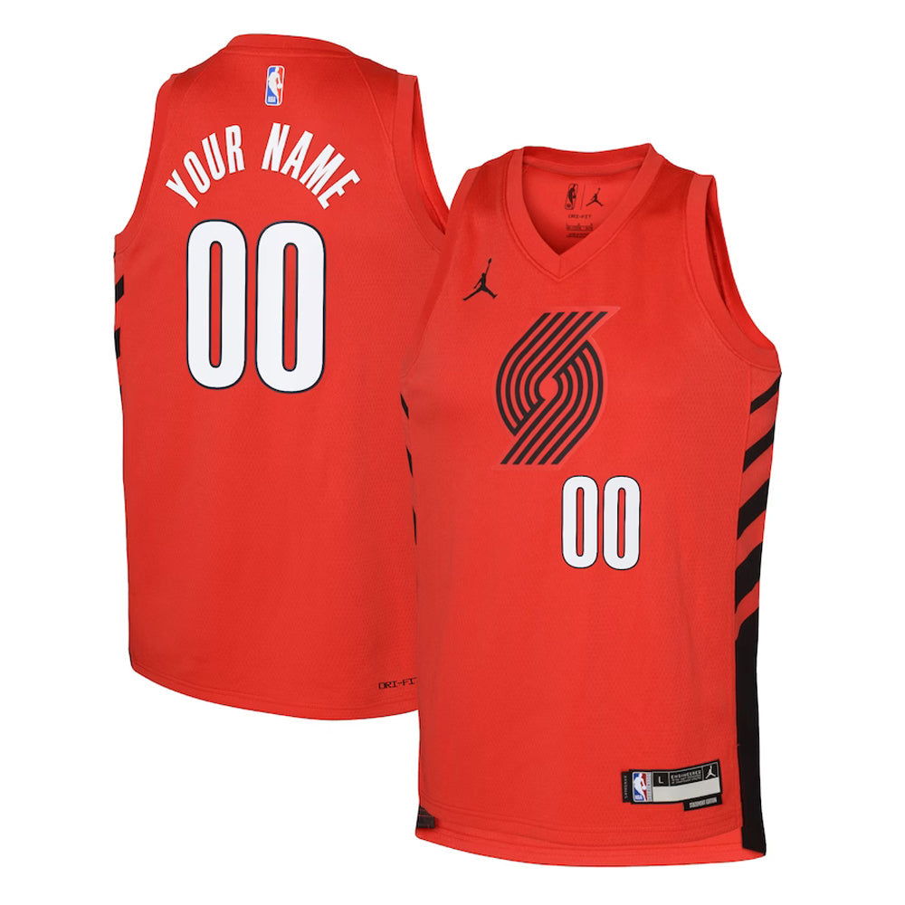 Portland Trailblazers Blank Custom Jersey