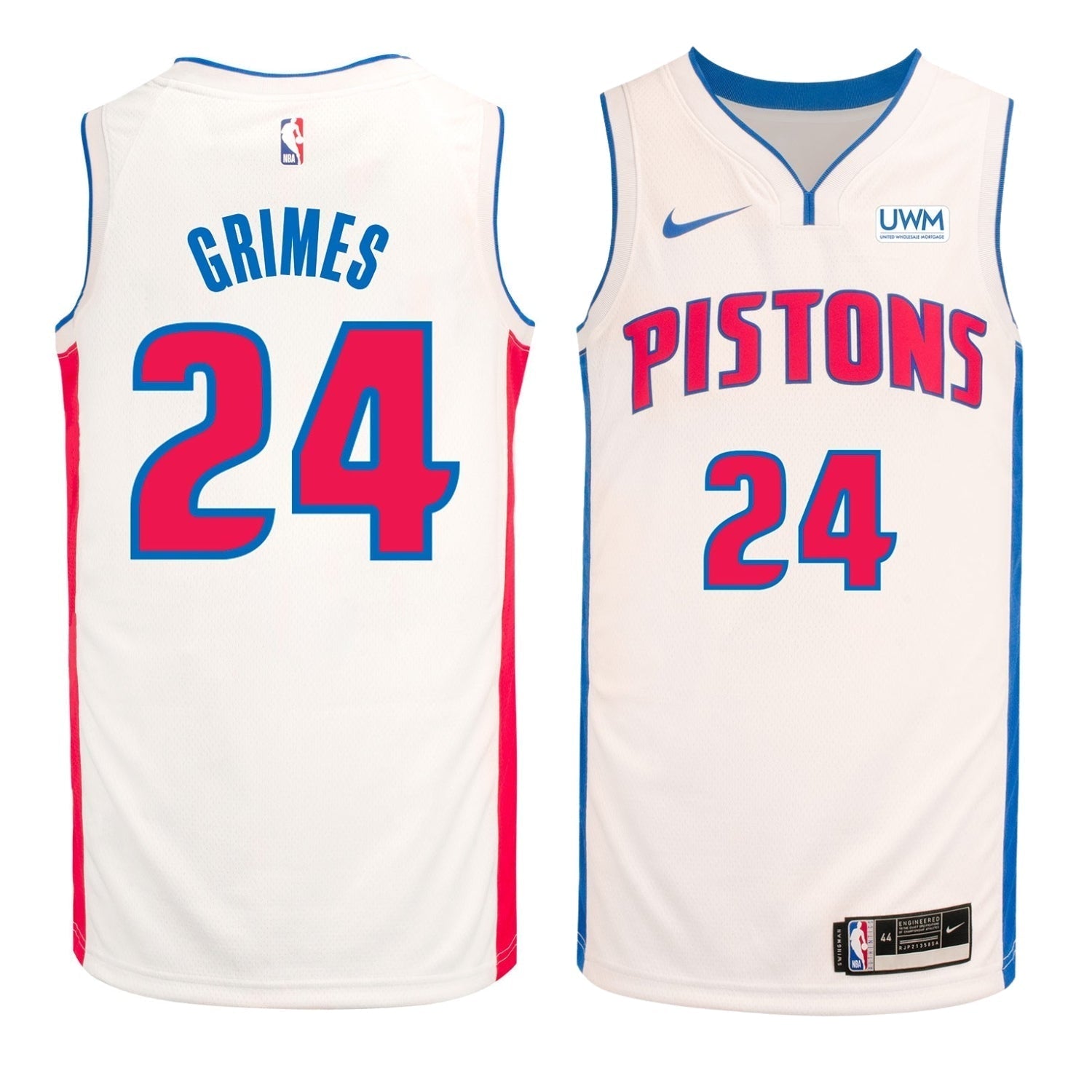 Quentin Grimes Detroit Pistons 24 Jersey