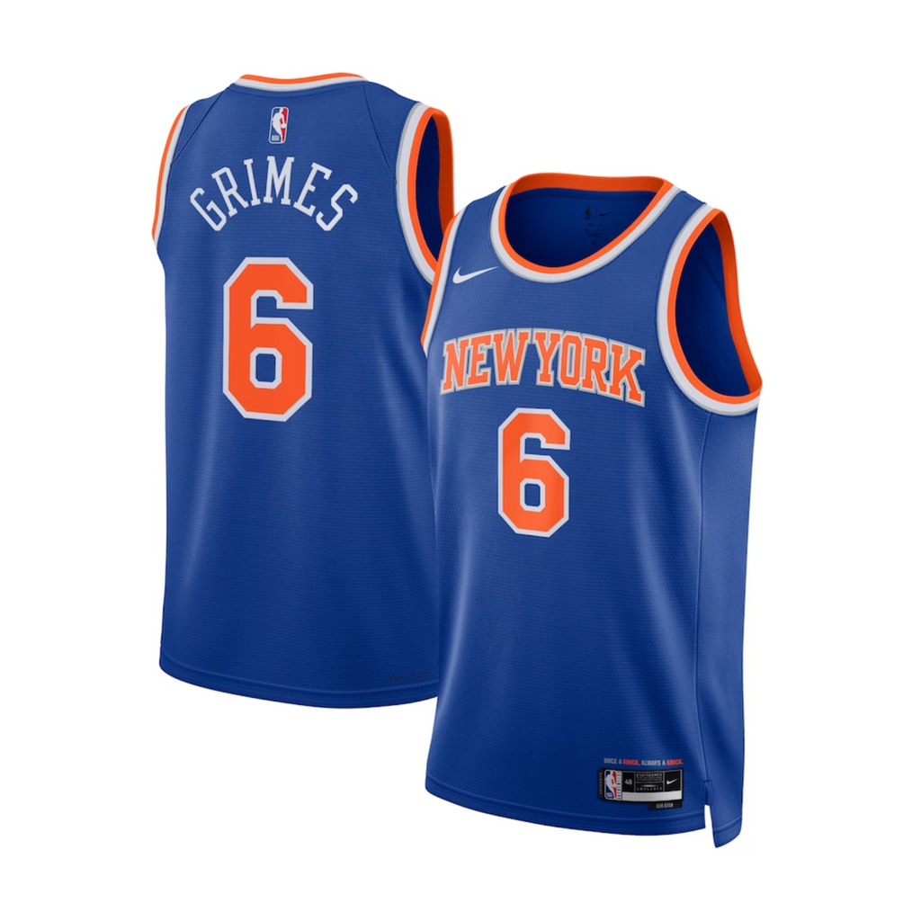 Quentin Grimes New York Knicks 6 Jersey
