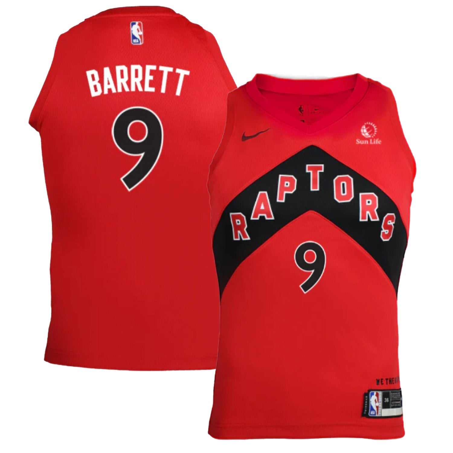 RJ Barrett Toronto Raptors 9 Jersey