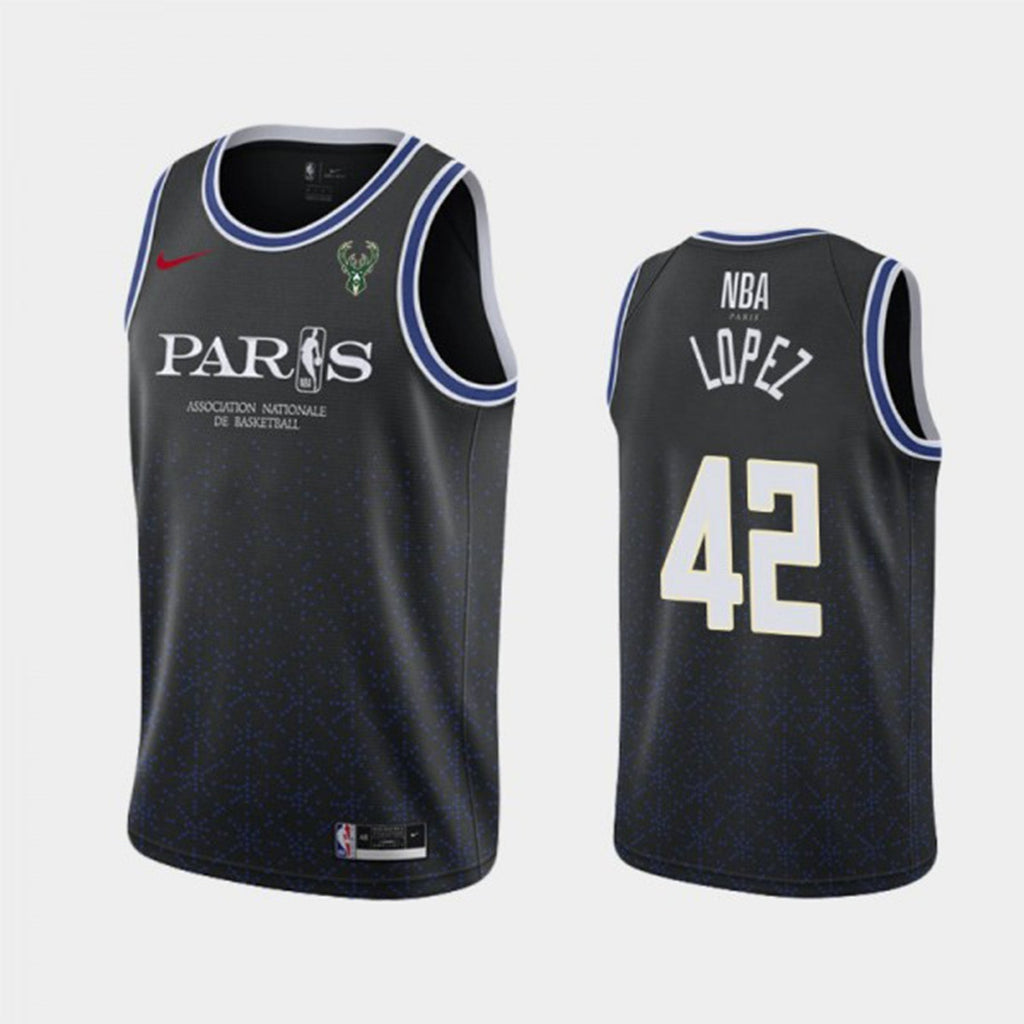 Robin Lopez Milwaukee Bucks 42 Jersey