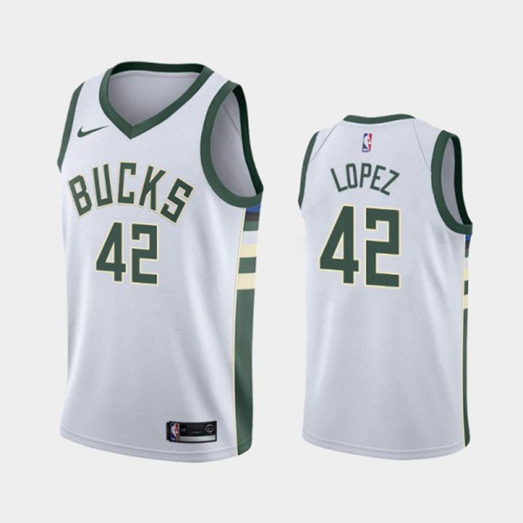 Robin Lopez Milwaukee Bucks 42 Jersey