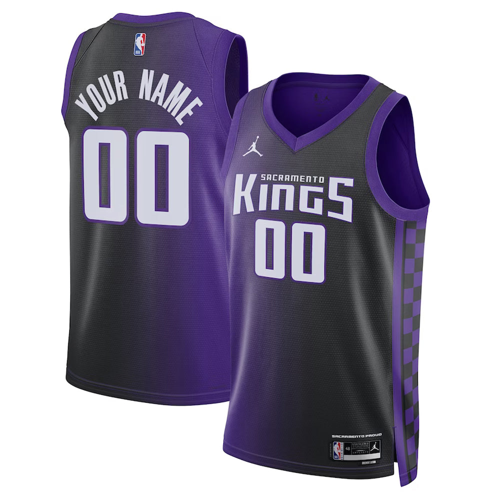 Sacramento Kings Blank Custom Jersey