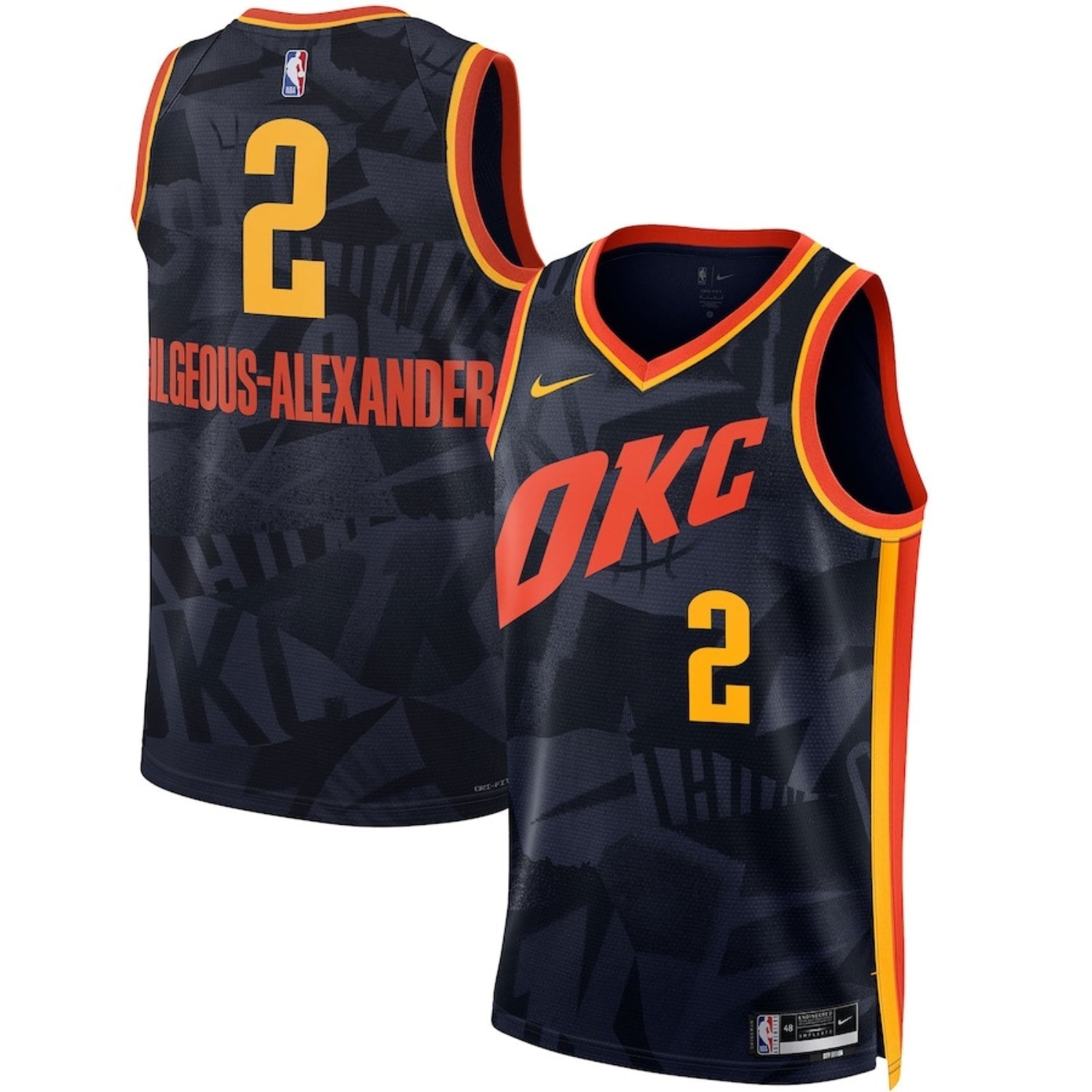 Shai Gilgeous Alexander  Oklahoma City Thunder 2 Jersey
