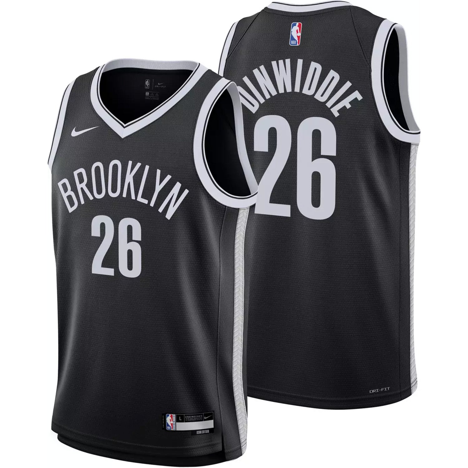 Spencer Dinwiddie Brooklyn Nets 26 Jersey