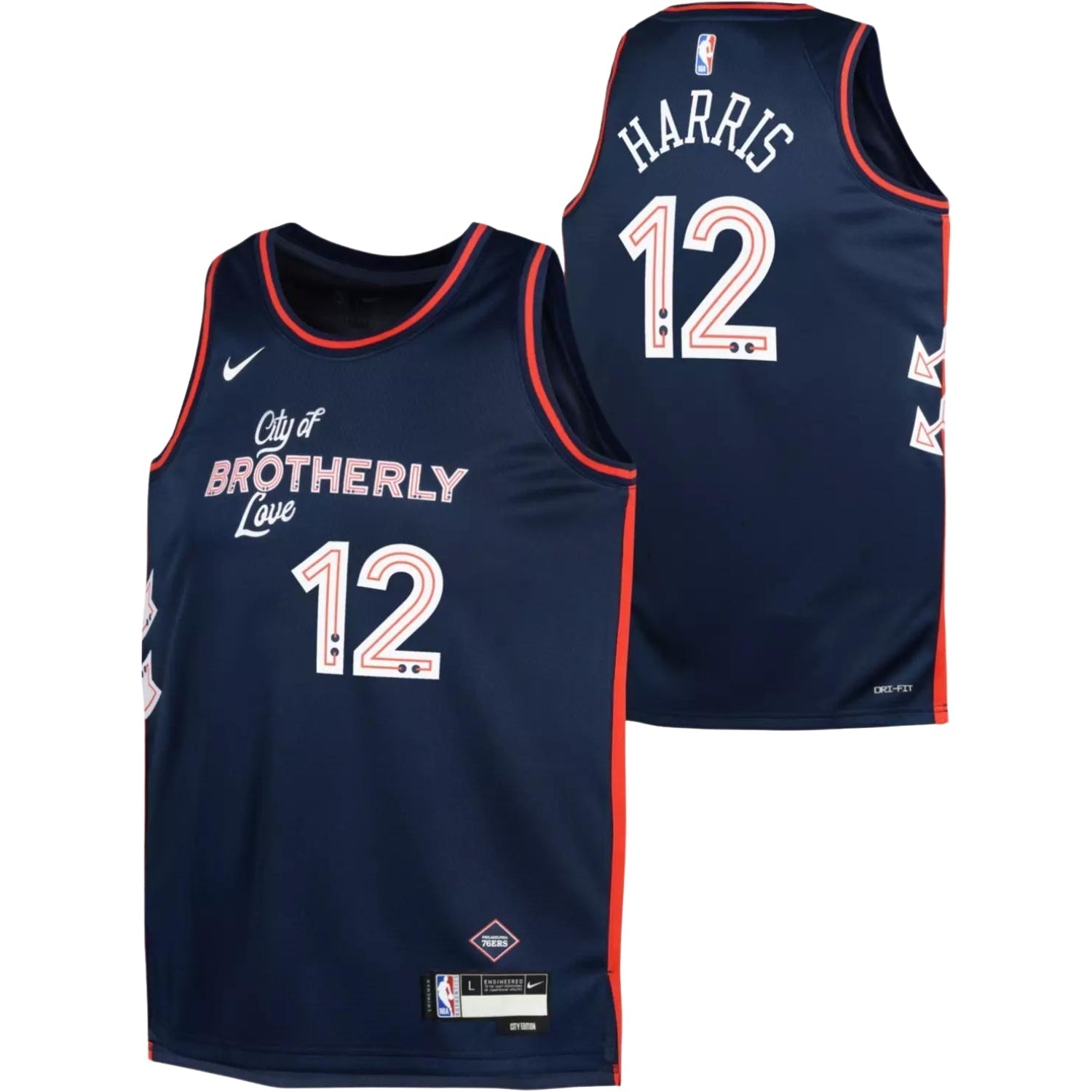 Tobias Harris Philadelphia 76ers 12 Jersey