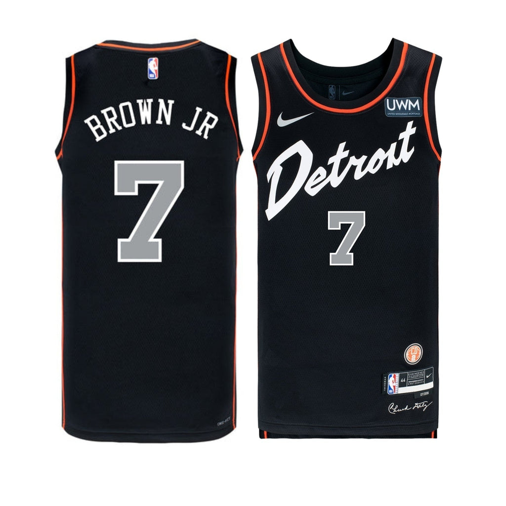 Troy Brown Jr Detroit Pistons 7 Jersey