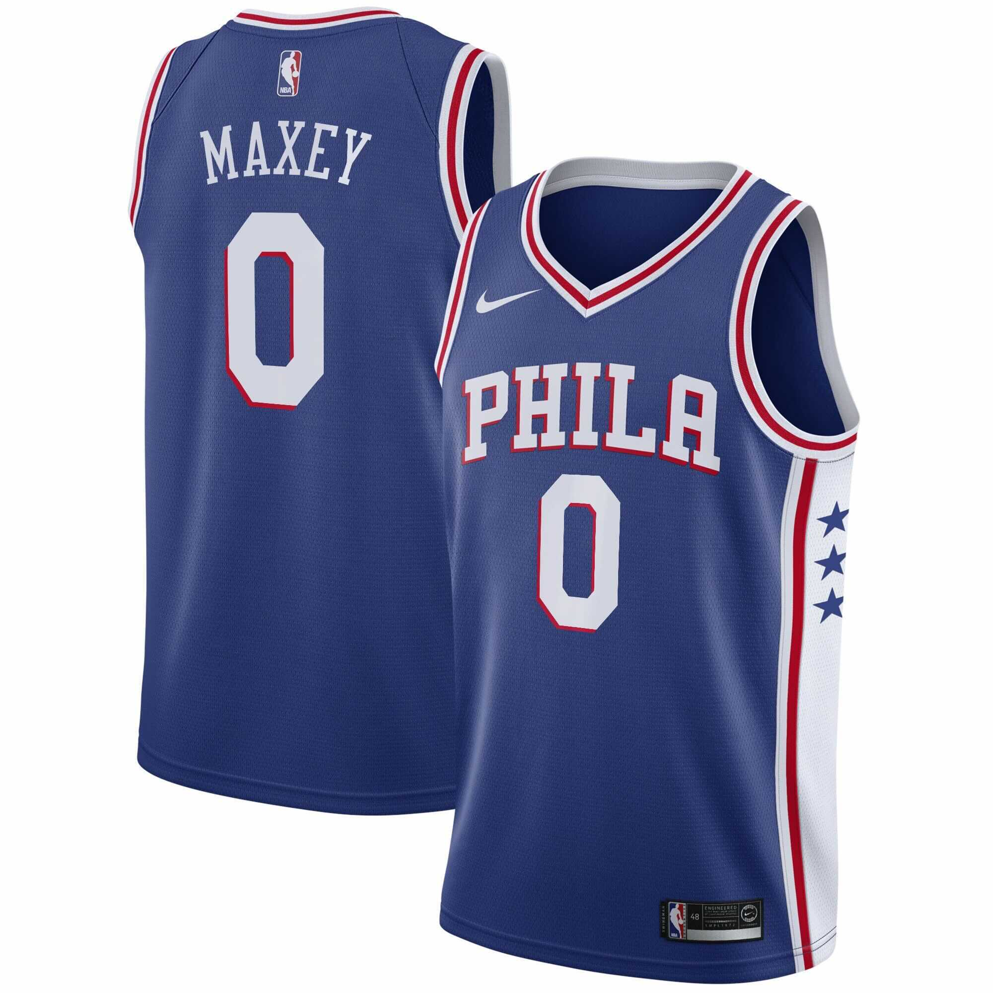 Tyrese Maxey Philadelphia 76ers 0 Jersey