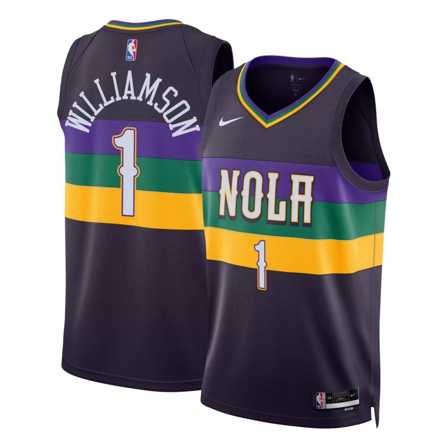 Zion Williamson New Orleans Pelicans 1 Jersey