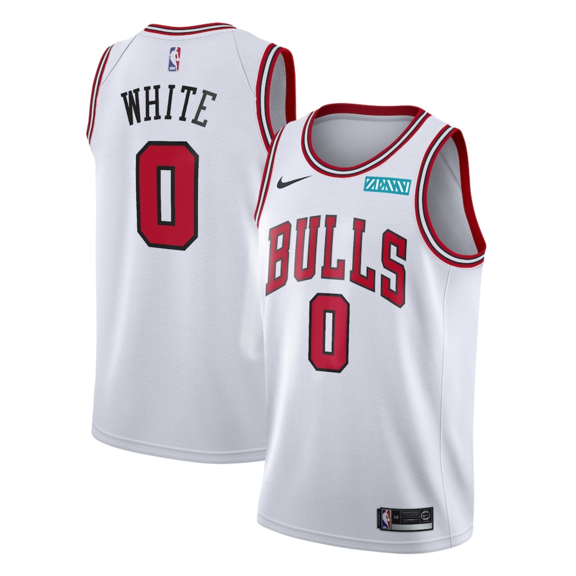 Coby White Chicago Bulls 0 Jersey