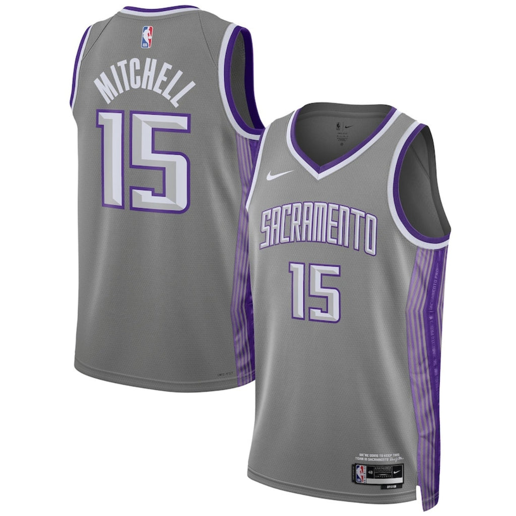 Davion Mitchell Sacramento Kings 15 Jersey