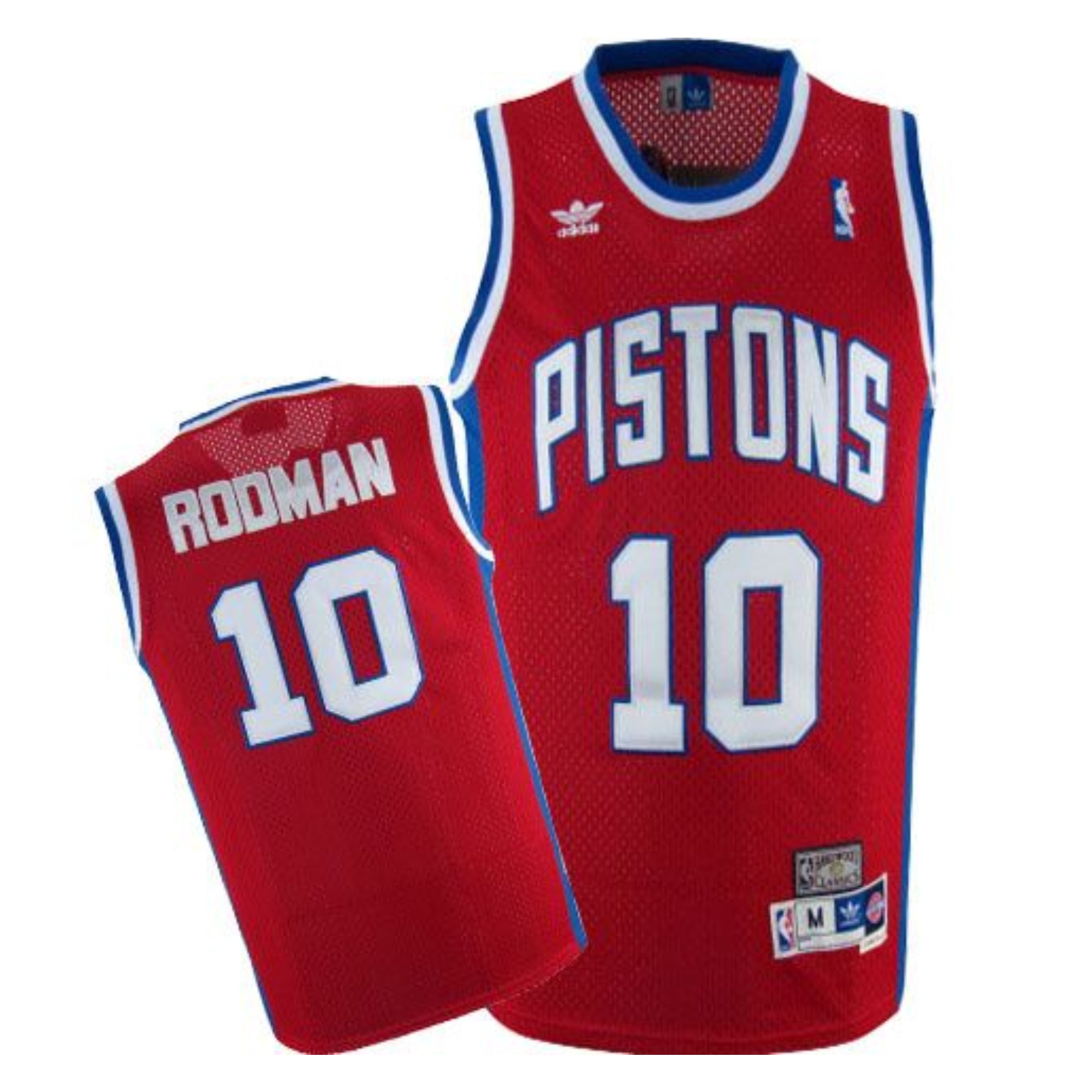 Dennis Rodman Detroit Pistons 10 Retro Jersey