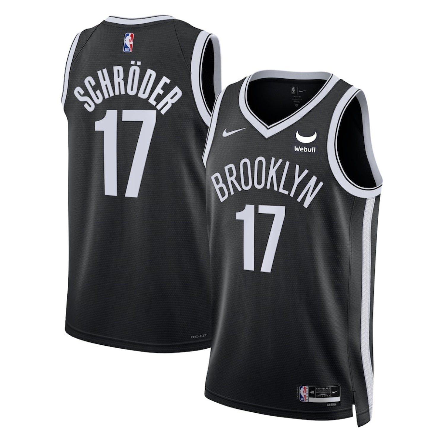 Dennis Schroder Brooklyn Nets 17 Jersey
