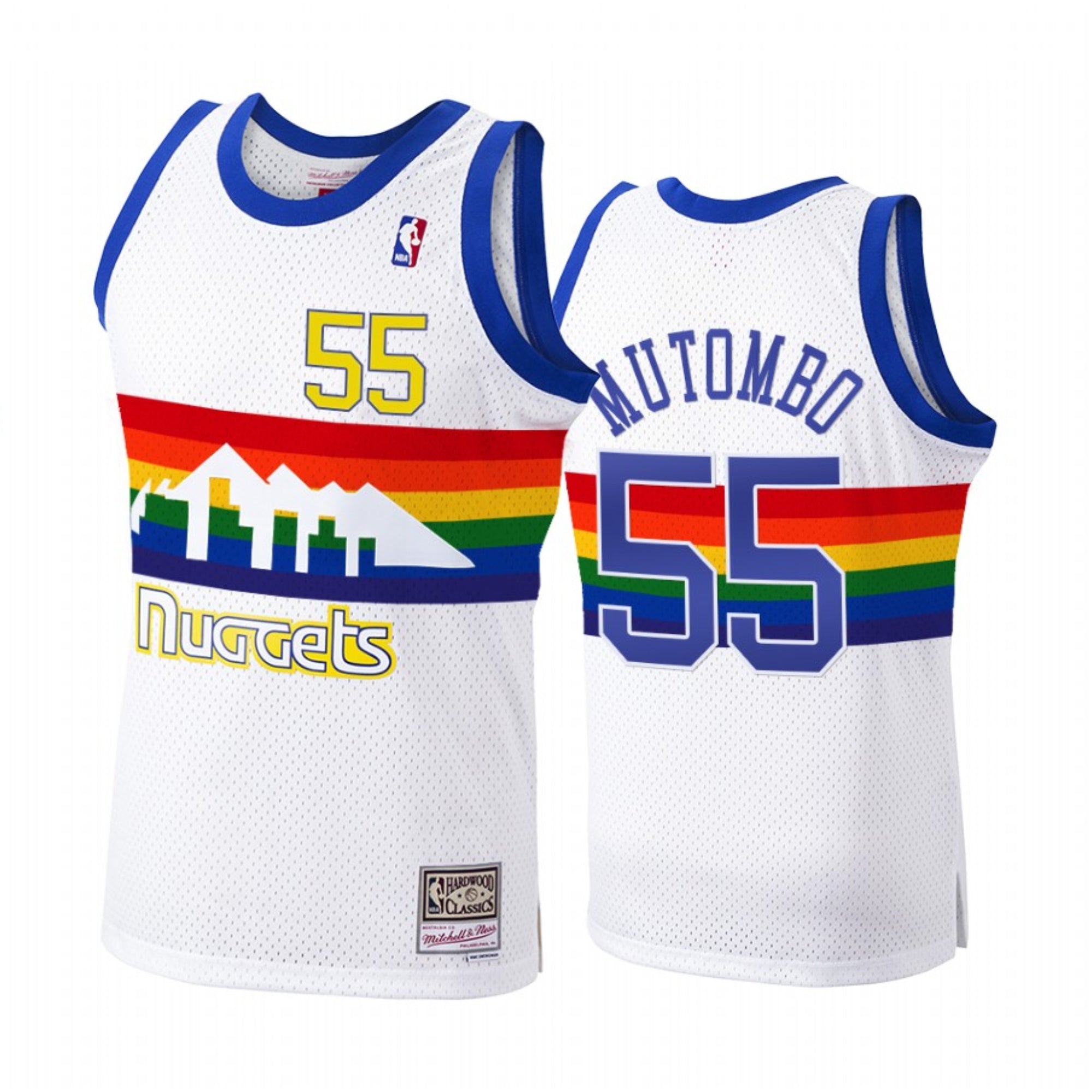 Dikembe Mutombo Denver Nuggets 55 Retro Jersey