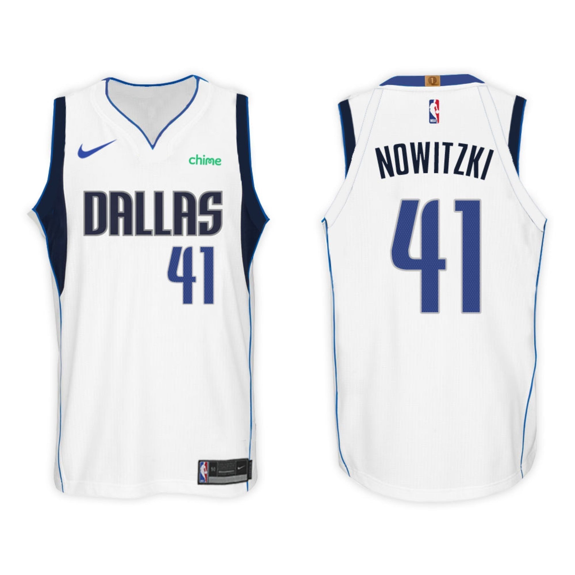 Dirk Nowitzki Dallas Mavericks 41 Retro Jersey