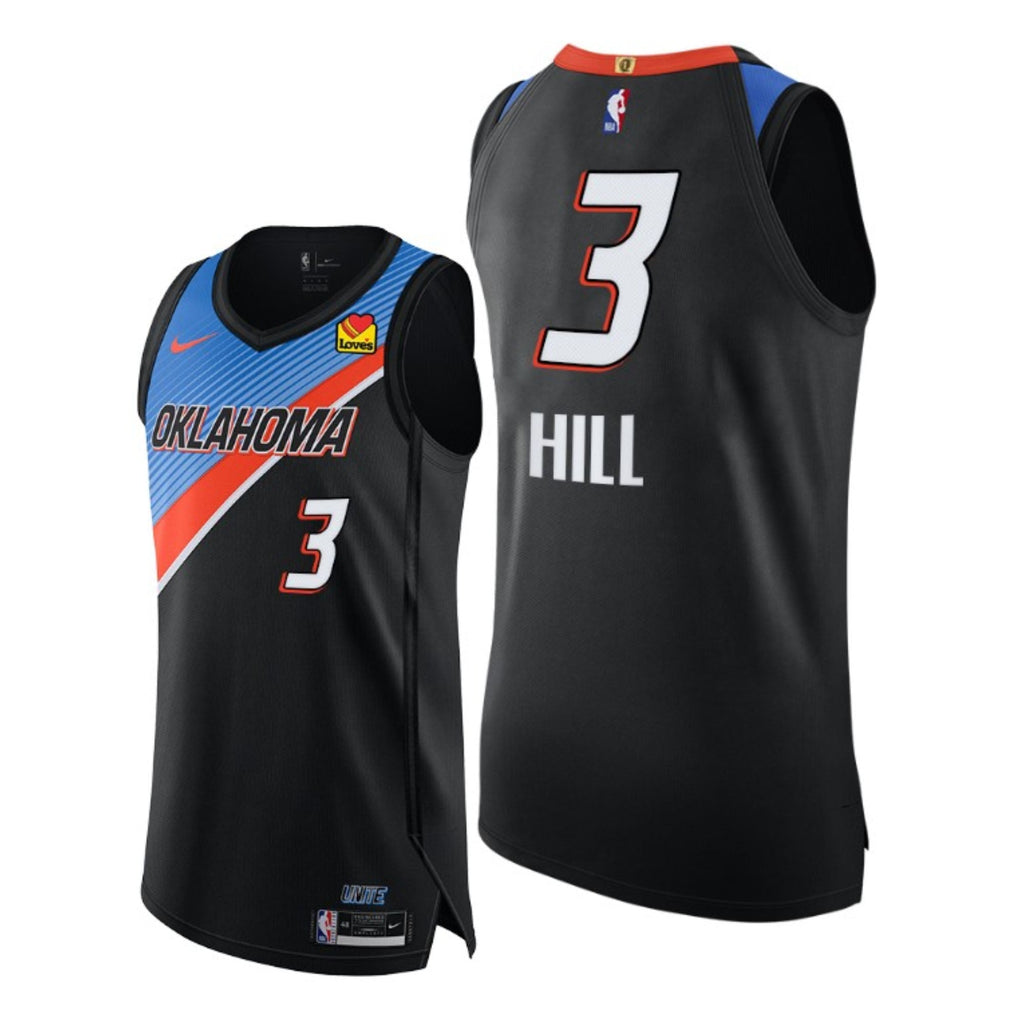 George Hill Oklahoma Thunder 3 Jersey
