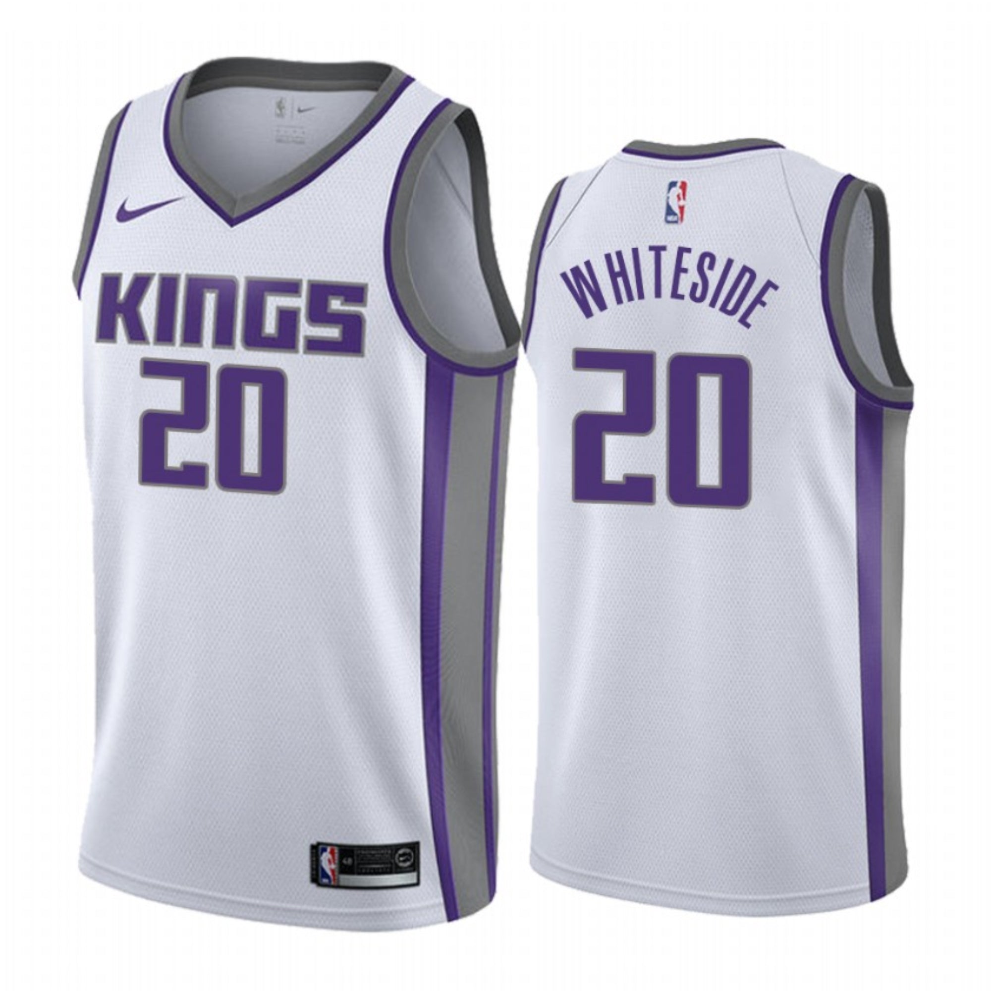 Hassan Whiteside Sacramento Kings 20 Jersey