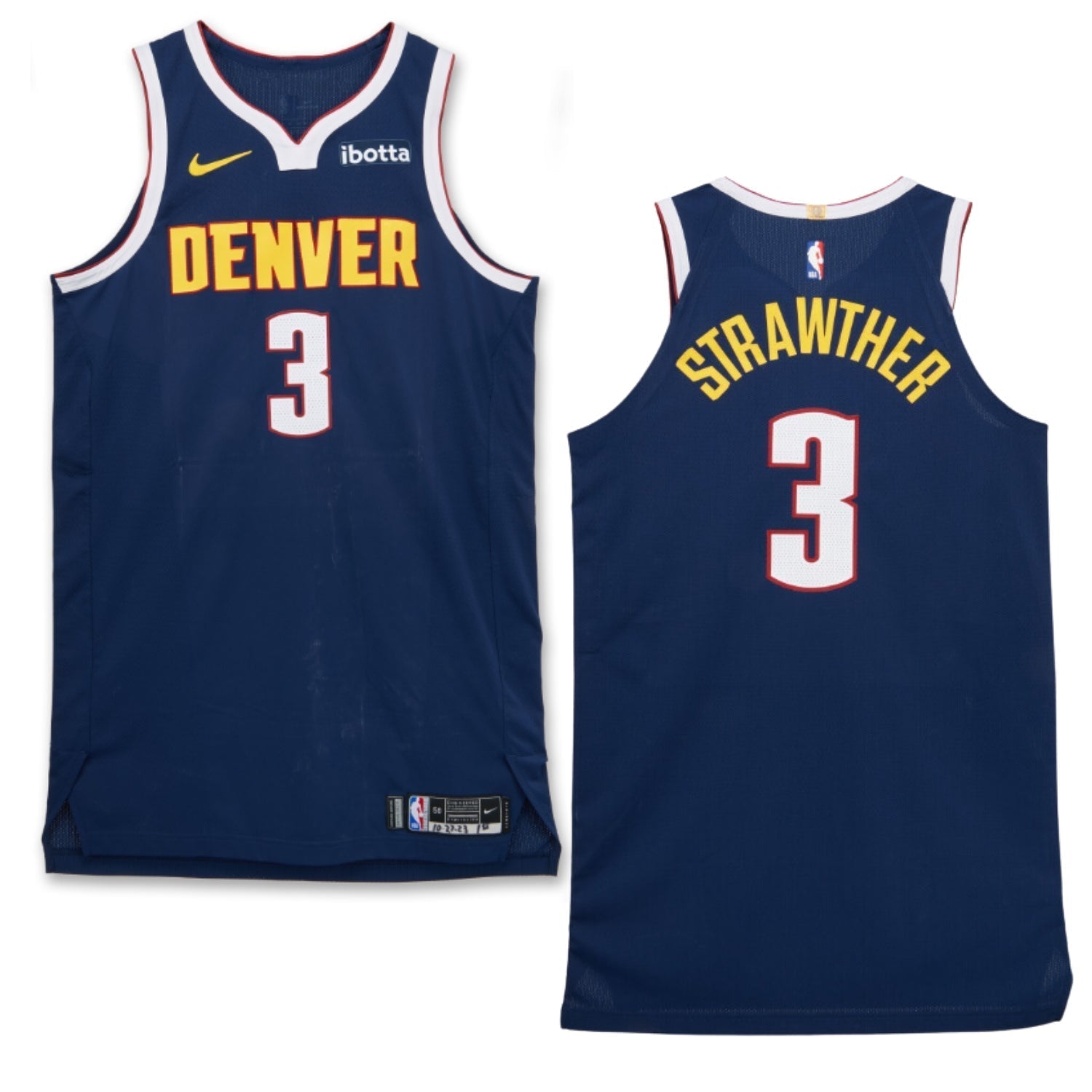 Julian Strawther Denver Nuggets 3 Jersey