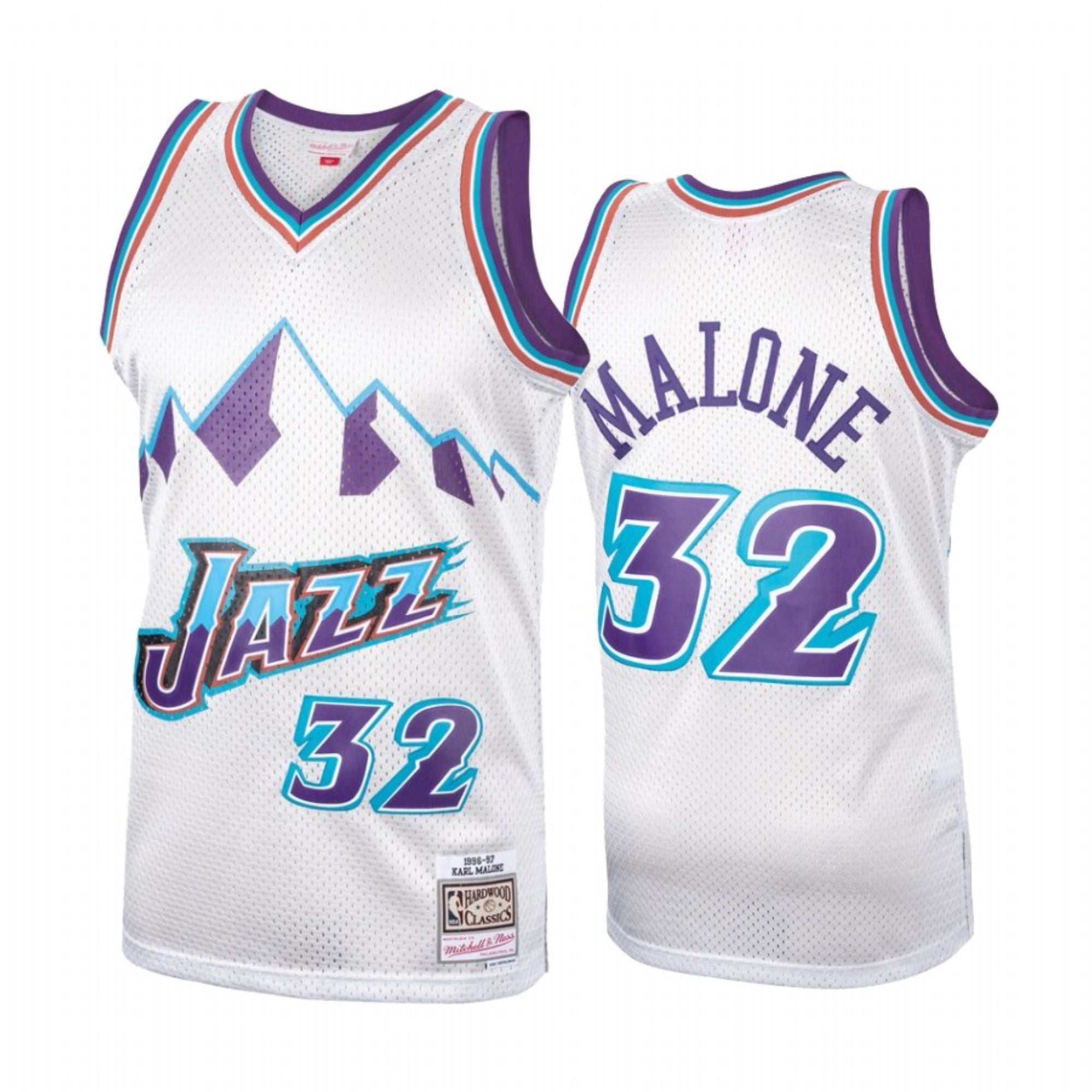 Karl Malone Utah Jazz 32 Retro Jersey