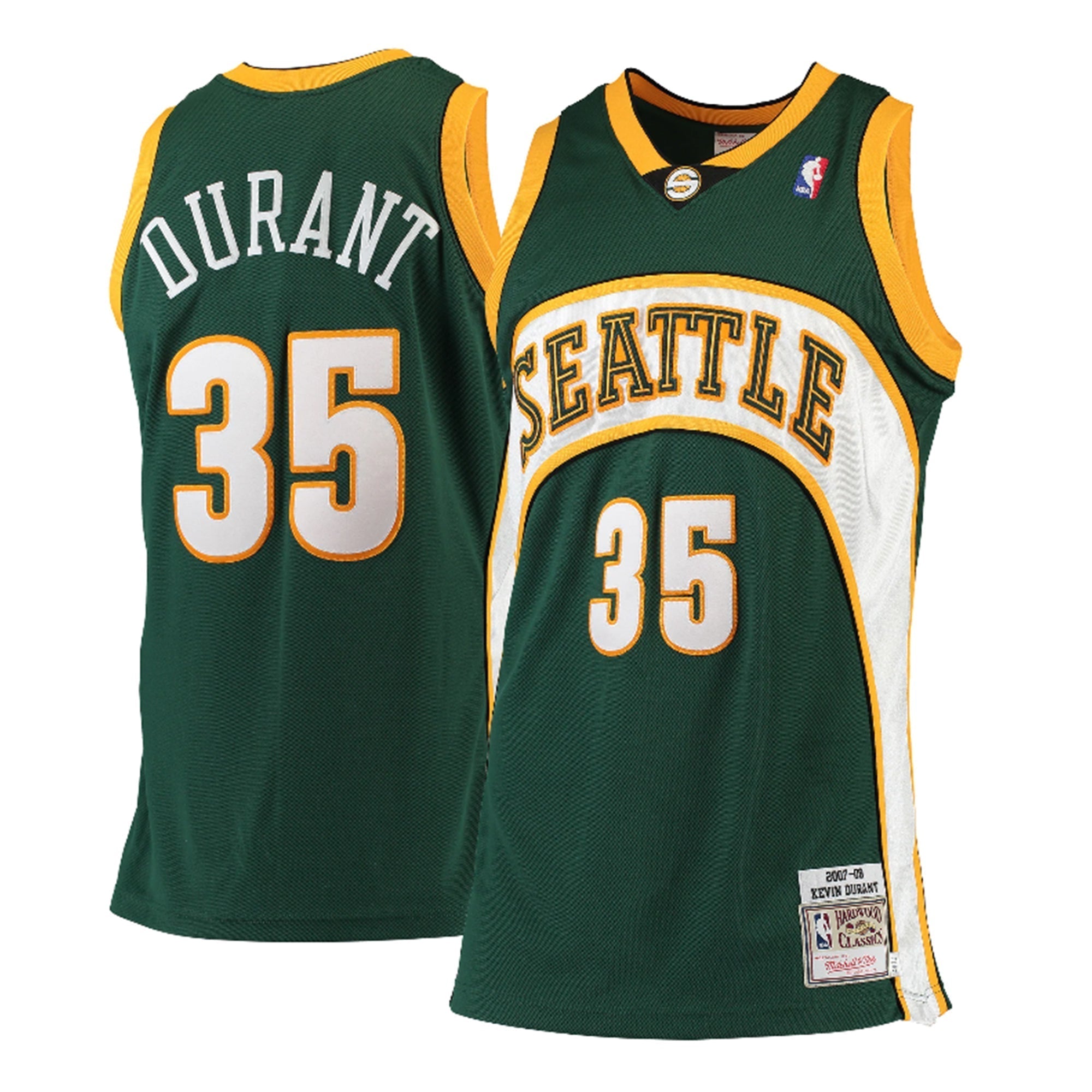 Kevin Durant Seattle Super Sonics 35 - 2007-08 Jersey