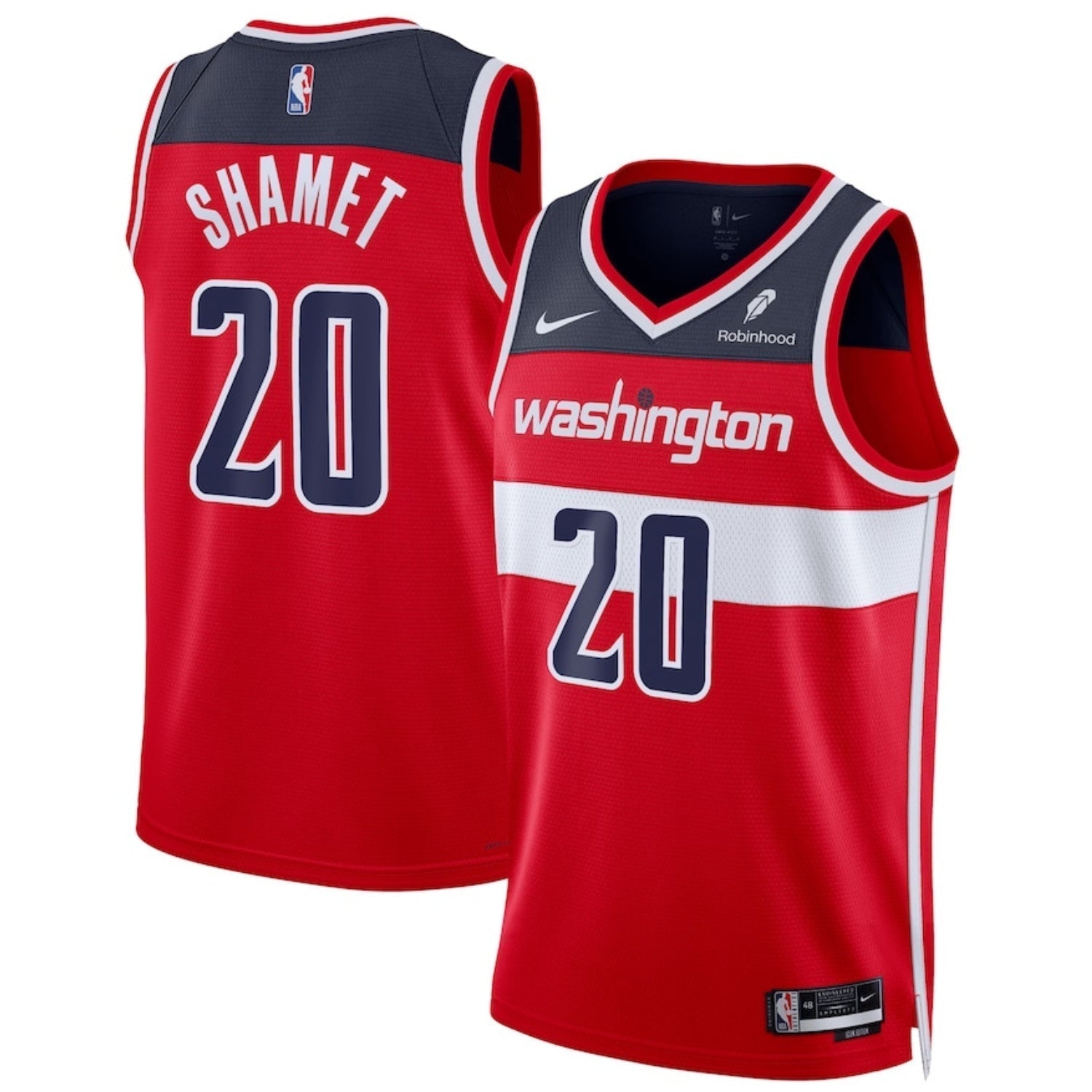 Landry Shamet Washington Wizards 20 Jersey