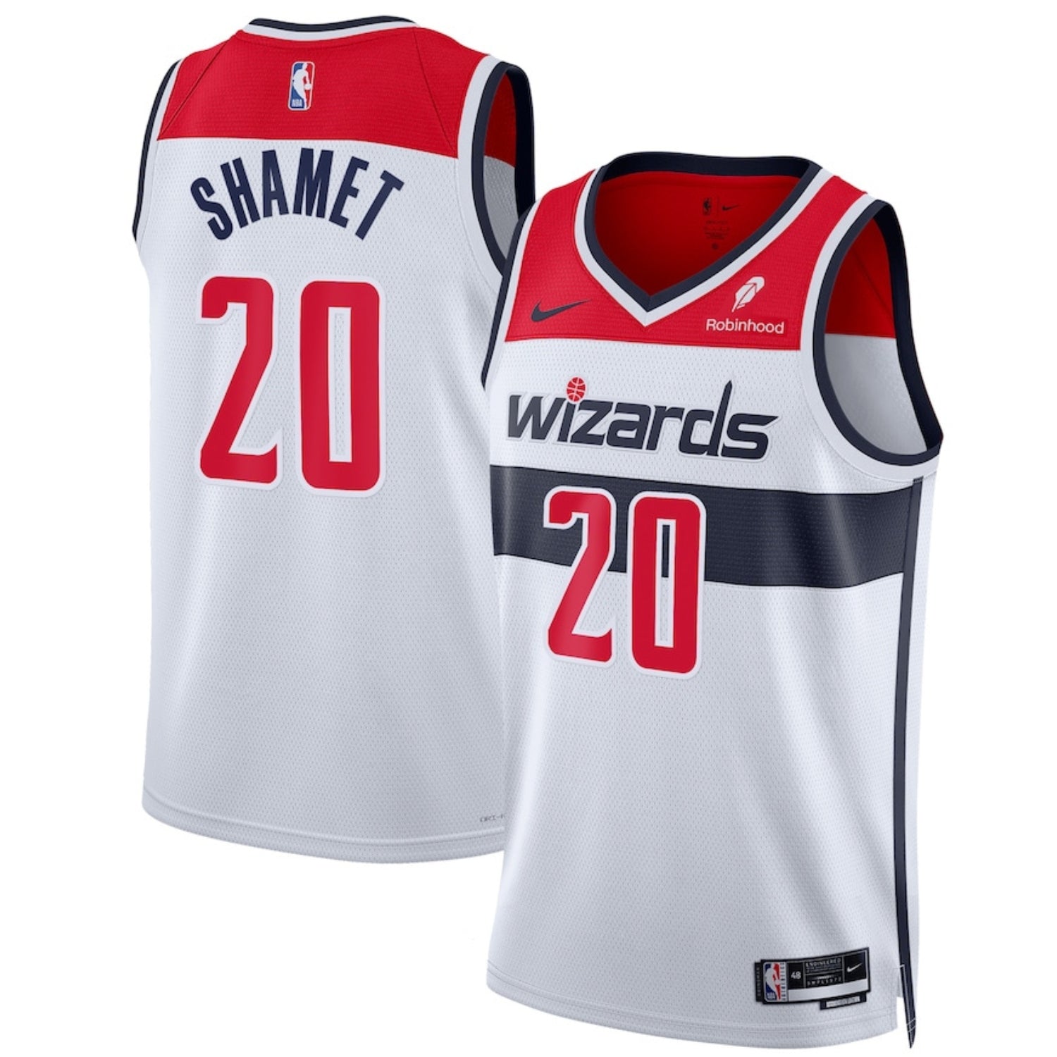 Landry Shamet Washington Wizards 20 Jersey