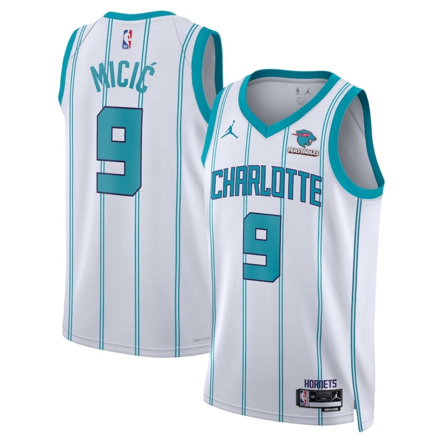 Vasilije Micic Charlotte Hornets 9 Jersey
