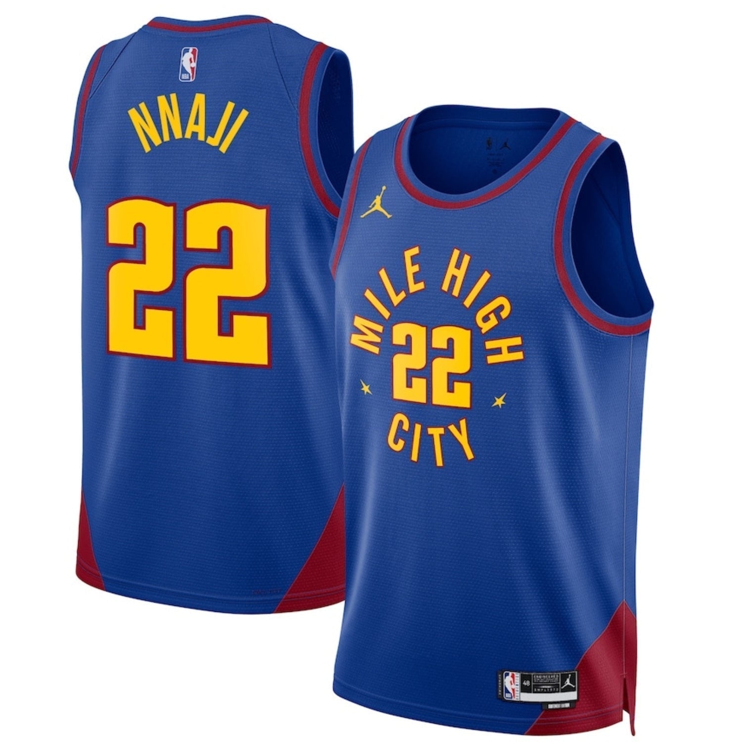 Zeke Nnaji Denver Nuggets 22 Jersey