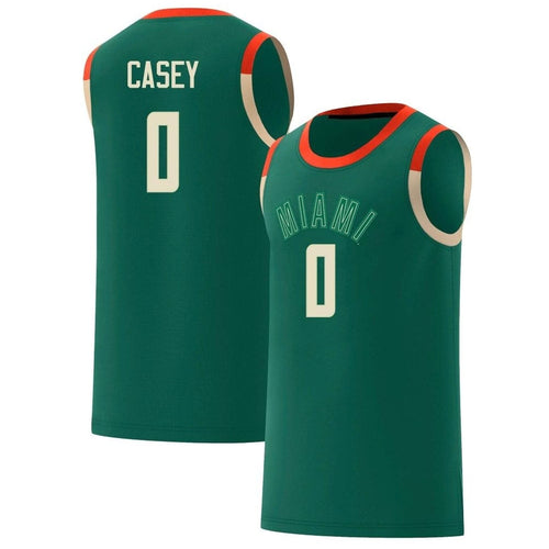 A.J. Casey Miami Hurricanes 0 Jersey