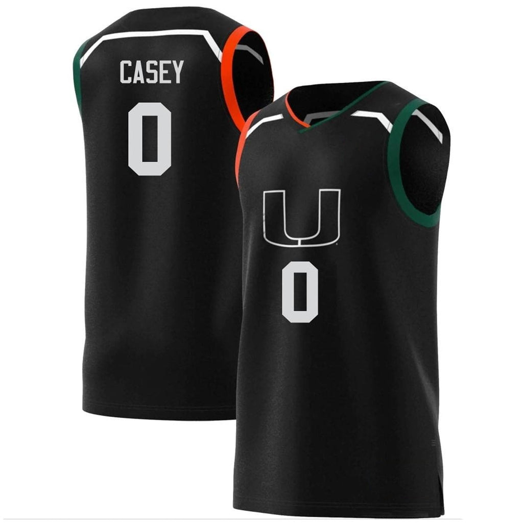 A.J. Casey Miami Hurricanes 0 Jersey