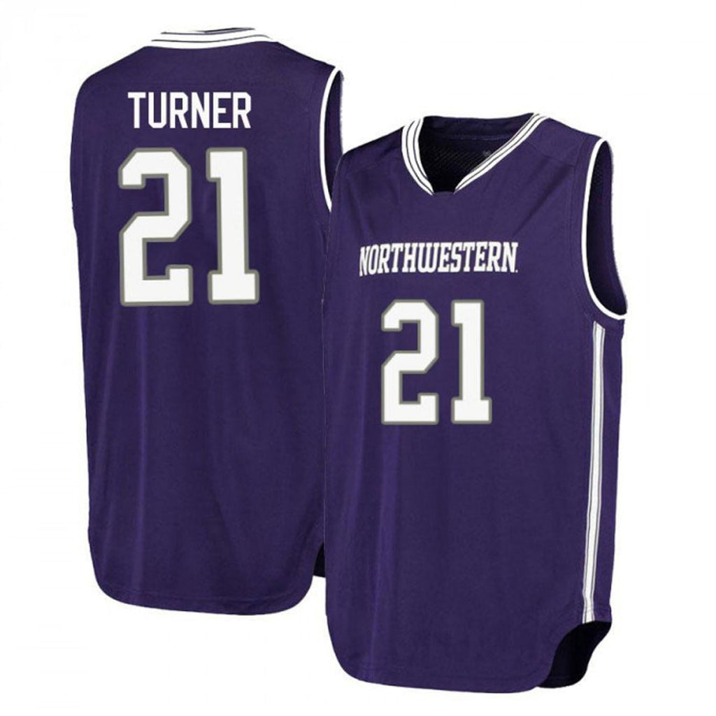 A.J. Turner Northwestern Wildcats 21 Jersey