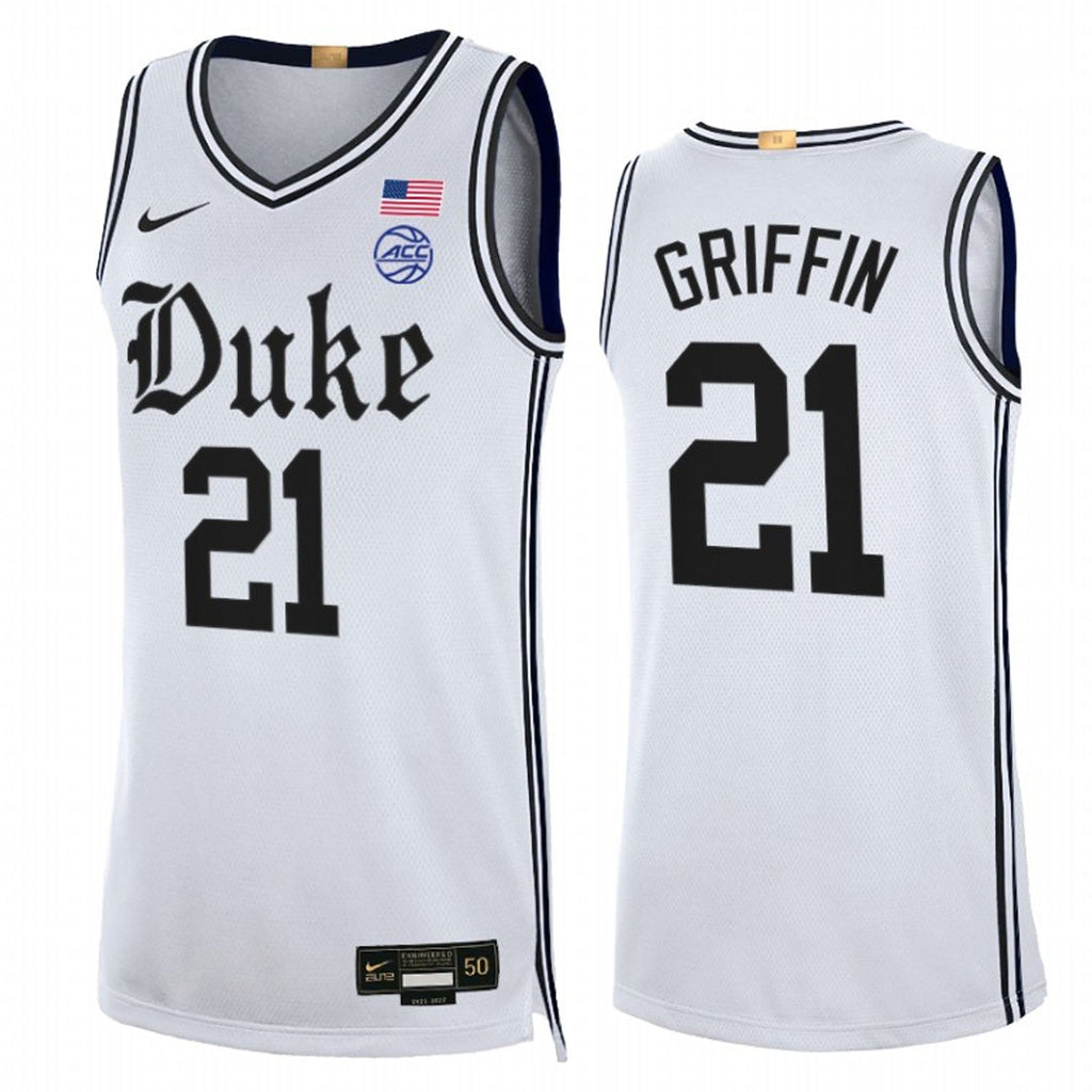 AJ Griffin Duke Blue Devils 21 Jersey