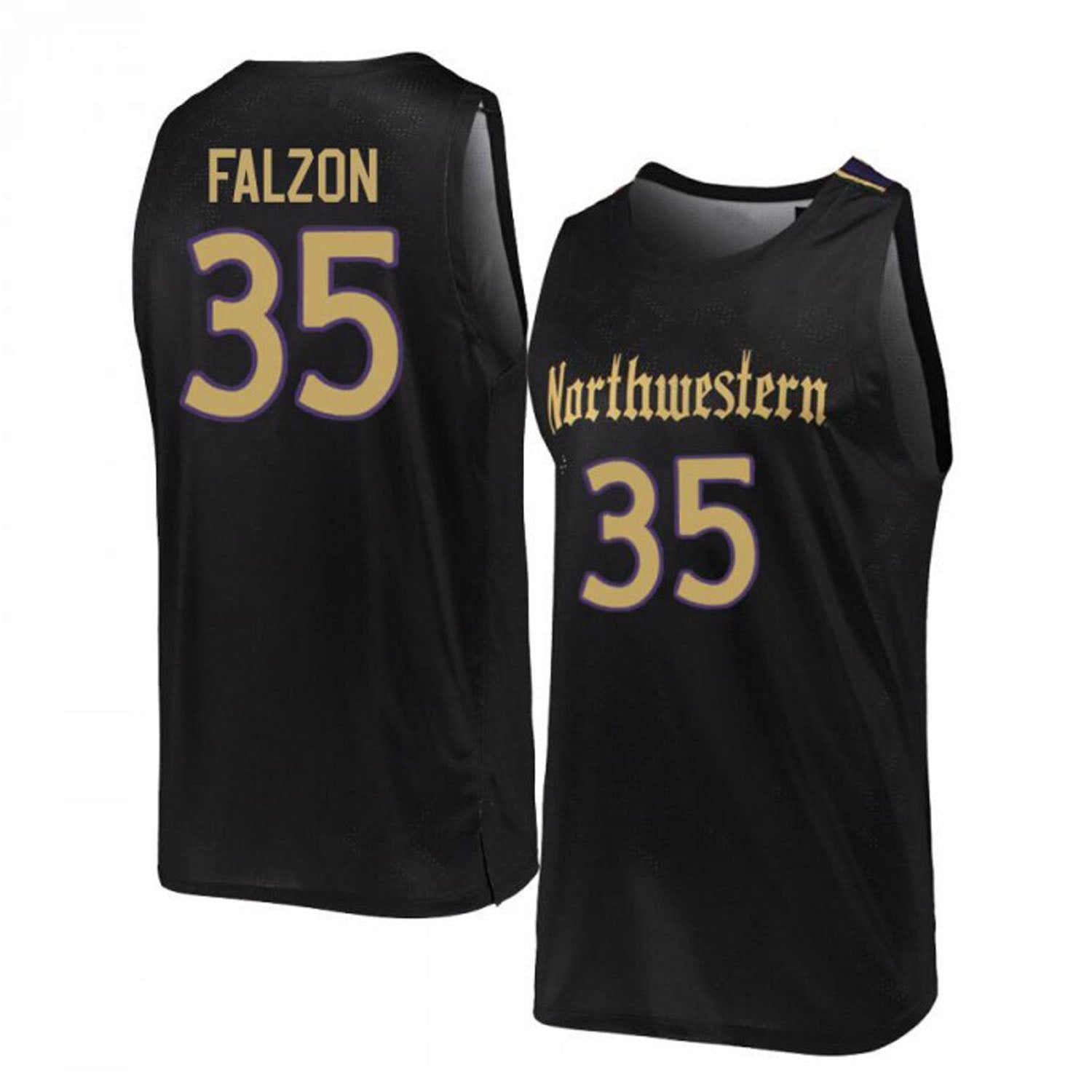 Aaron Falzon Northwestern Wildcats 35 Jersey