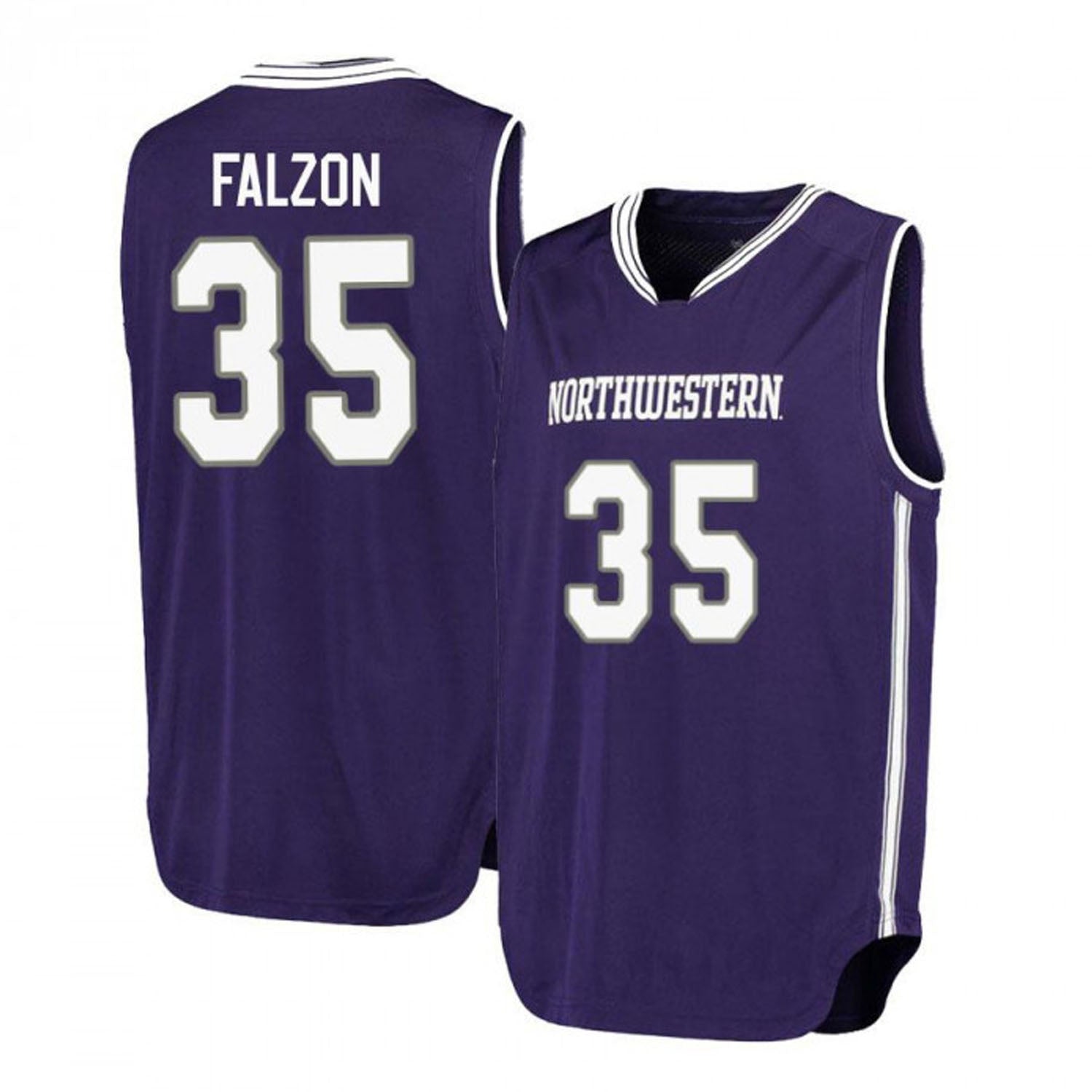 Aaron Falzon Northwestern Wildcats 35 Jersey