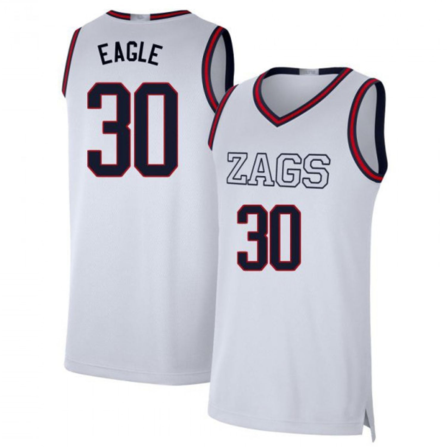 Abe Eagle Gonzaga Bulldogs 30 Jersey